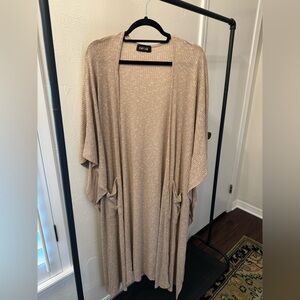 Fab'rik Beige Knit Cardigan